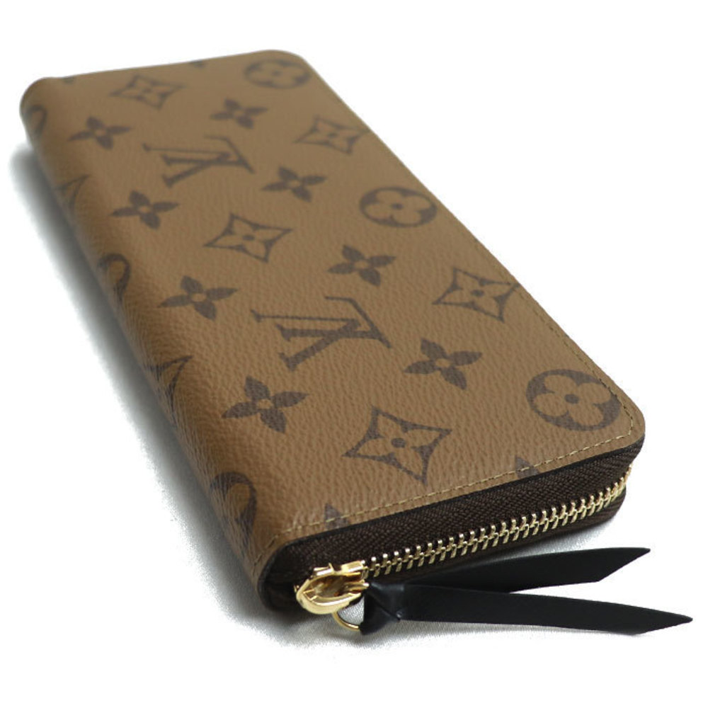 Louis Vuitton Long Monogram Brown Reverse Clemence Portefeuille Wallet - Picture 2 of 8